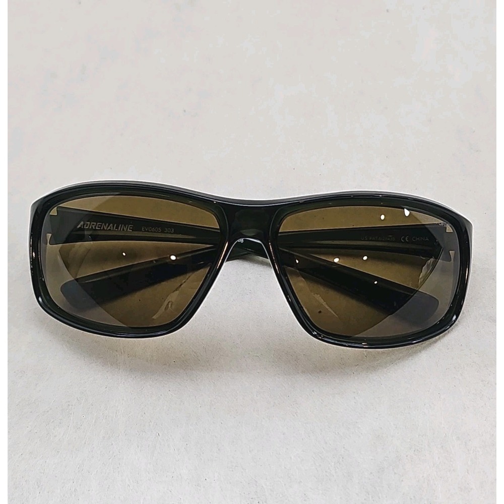 EUC Nike Adrenaline Sunglasses Olive w Yellow Lens EV0605 303 Athletic Wrap